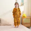 Mengqili Transfronterizo Ignífugo Franela Infantil con Pies Saco de Dormir Dibujos Animados Bebé Anti-patadas Pijama de Una Pieza Venta al por Mayor