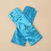 Vestido de Princesa Elsa de Frozen para Actuación Infantil con Accesorios Guantes de Satén Producto con Licencia de Frozen