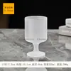 Copo de Cocktail de Vidro Espesso Simples Design de Pé Curto de Alta Qualidade Copo de Vinho KTV Vidro de Cerveja Preto Deslumbrante Copo de Whisky