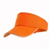 Sombrero Gorra Visera Protección Solar Exterior de Verano Bordado con Logo Personalizado Sombrero de Sol para Viajes Equipo de Construcción Sombrero Publicitario con Texto Impreso