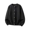 Moda Masculina de Otoño e Invierno Nueva Transfronteriza Color Sólido de Un Solo Botón Casual Cardigan de Punto Chaqueta Talla Grande