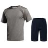 Traje de Entrenamiento Físico de Primavera y Otoño para Hombre, Camiseta Deportiva de Manga Corta de Secado Rápido para Exterior, Transpirable y Resistente al Desgaste, Traje de Entrenamiento, Personalización OEM