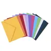 Mini Envelope Estilo Western Papel de Carta Cartão de Membro Personalizado Carta Convite Cartão de Cumprimentos Embalagem de Bolsa Envelope Cor de Gel