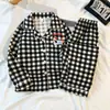 Pijamas infantiles de comercio exterior, estilo primavera y otoño para niñas, conjunto tipo cárdigan de manga larga similar al algodón para niñas pequeñas y mayores, ropa para el hogar para niñas jóvenes