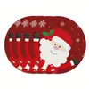 Mantel Redondo Navideño Temu Más Vendido Hombre de Jengibre Papá Noel Cascanueces Resistente al Calor Mantel Navideño Impreso