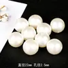 3-30mm contas peroladas de imitação com furo para realce contas soltas para grampo de cabelo DIY feito à mão acessórios para pulseira colar decoração