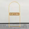 Arco Rectangular de Boda Amazon, Forma de Arco de Globos, Arco de Hierro, Diseño de Patio Exterior, Soporte para Boda en Césped