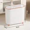 Cubo de basura para inodoro Hogar Nuevo Inodoro Baño Tapa de inodoro Lujo Ligero Cubo de basura para huecos Cubo de basura Cubo de basura