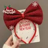 Diadema de Cabeza de Reno Navideña Linda Diadema de Disfraz Decoración de Astas para Niños Pinza para el Cabello Regalo Adorno para el Cabello de Niña Pequeña