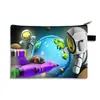 Bolsa de Almacenamiento de Gran Capacidad para Periféricos del Juego de la Vida Inestable Transfronteriza Bolsa de Papelería para Estudiantes Bolsa con Cremallera