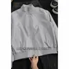 Uniforme de béisbol de deconstrucción transfronteriza para hombre y mujer chaqueta de principios de otoño cleanfit corta para pareja abrigo casual con cuello alto