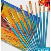 Nylon água giz aquarela pintura caneta pintura a óleo caneta terno 10 6 3 carregado haste vermelha haste azul caneta Gouhui