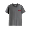 Camiseta de Verano 2026 para Mujer, Manga Corta, Hombro Recto, Estampado Único, Estilo Coreano, Diseño Holgado, Casual, Adelgazante, Algodón Puro
