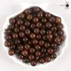 Vários Tipos de Sementes de Bodhi, Contas Redondas de Sândalo Dourado, Acessórios para Pulseira DIY, Materiais, Contas Soltas Perfuradas de Madeira de Asa de Frango