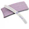 Ferramenta de Nail Art Série Polimento Lixa de Unha Coração Roxo 18cm de Comprimento Vários Formatos Lixa de Unha Tira de Lixa Preta Impressão Esfregando
