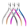 Novo Conjunto de Tesouras Especiais para Cutículas em Aço Inoxidável, Cortadores de Unha e Ferramentas Esfoliantes para Manicure Doméstica