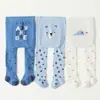 Meias-calças Brancas de Venda Quente Transfronteiriças para Meninas, Leggings Brancas de Primavera e Outono, Meias-calças com Pé para Bebês, Leggings Infantis