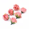 Flores Artificiales de Comercio Exterior Rosa de Seda Cabeza de Flor Artificial Accesorios de Decoración DIY para el Hogar Navidad Año Nuevo Boda