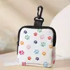 Porta-moedas de Patinha Couro Sintético Impermeável Zíper de Couro Bolsa de Armazenamento Multifuncional Mini Bolsa para Fones de Ouvido