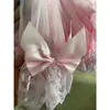 Meias Estilo Lolita Japonês com Laço, Meias Brancas de Seda Fofas com Renda para Mulheres, Meias Longas Finas Pura Desejo Acima do Joelho