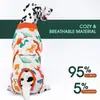 Roupa personalizada para recuperação de cirurgia de esterilização de cães, para proteger feridas e fornecer proteção abdominal para animais de estimação feridos