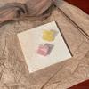 Pasador pequeño de color caramelo macaron fresco, clip geométrico cuadrado para flequillo lateral de niña