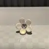 Laço de Renda Feminino Coreano Fivela de Pérola para Cadarço Flor de Sapato Urso Coração de Alto Padrão Tênis de Balé Combinar