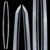 Acero T10 Cubierto de Tierra, Espada Japonesa con Filo Quemado, Hoja de Espada Desnuda, Espada Larga Samurai, Hamon Templado con Arcilla, Sin Filo