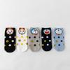 Nuevos calcetines de dibujos animados para niños calcetines dulces japoneses calcetines de barco calcetines cortos robot gato no dos calcetines lugar fabricantes al por mayor