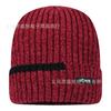 Sombrero de lana de color puro para otoño e invierno, exportación transfronteriza, cálido, de ala ancha, protección para las orejas, sombrero tejido, estilo casual, logotipo, exportación