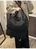 Bolsa de Viaje Estilo Coreano, Bolsa de Almacenamiento Ampliable de Gran Capacidad, Bolsa Deportiva Portátil Ligera para Viajes de Negocios de Mujeres, Bolsa de Mano para Hombres