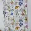 17g série flor retrô Sydney papel de presente papel de embrulho hortênsia flor aquarela papel cópia forro DIY papel atacado