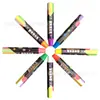 Resaltador Sólido Bolígrafo Luminoso Pizarra Pequeña LED Luminoso Tablero Fluorescente Traje Especial Ocho Colores Enseñanza en Casa