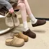 Nuevos Zapatos de Otoño Individuales Birkenstock Punta Cerrada Medias Pantuflas Mujer Dos Mulas Zapatos Retro 2026 Suela Gruesa Aumento de Altura Interior