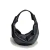 Bolsa Croissant de Pele de Ovelha Novo Estilo, Design de Nicho, Estilo Relaxado, Bolsa de Mão de Couro Genuíno de Alta Qualidade para o Dia a Dia, Bolsa de Ombro para Mulheres