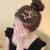 Horquilla hueca de estrella, clip de estrella de cinco puntas grande, adorno para la cabeza femenino, flequillo lateral, estrella de mar, clip BB, horquilla para cabello suelto de la frente