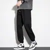 Pantalones de trabajo para hombre, adecuados para primavera y otoño, con estilo callejero americano, diseño retro, marca de moda, pernera cónica, casual, deportivo y funcional, y también se pueden usar como pantalones para exteriores