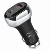 Carregador Rápido para Carro Qc3.0+Pd38W Carregador de Celular de Porta Dupla Banhado a Metal Plugue de Acendedor de Cigarros