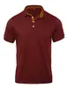 Camisa Casual Masculina de Manga Curta Solta com Lapela Cor Sólida Verão Fina Novas Roupas na Amazon