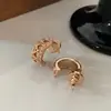 Aretes Redondos de Estrella de Seis Puntas Color Oro Rosa 2026 Nuevo Estilo Popular Aretes de Alta Gama Aretes Estilo Retro de Lujo Ligero Francés