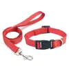 En stock al por mayor juego para perro cuello ajustable cuerda de tracción collar cadena para perro pequeño mediano y grande cuerda de cadena cuerda reflectante nocturna anillo de cuello