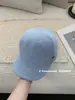 ¡Orden de exportación! Gorra de lana tejida estilo japonés con copa redonda para mujer, engrosada para abrigar en invierno, sombrero de equitación a prueba de viento con ala ancha