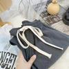 2022 Verão Solto Cintura Alta Listrado Plissado Calças Largas Calças Casuais Femininas Slim-fit Retas Modernas