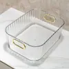 Caixa de Armazenamento de Cosméticos de Acrílico de Luxo para Quarto, Armazenamento de Máscaras, Mesa de Escritório, Mesa de Centro, Lanches, Cesta de Armazenamento para Uso Diário em Casa