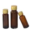 Botellas de Vidrio Marrón para Líquidos Orales al por Mayor, Botellas de Vidrio para Medicina con Tapa de Rosca a Prueba de Luz, Botellas de Empaque para Jarabes Enzimáticos de Múltiples Especificaciones