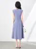 2507508 - Vestido A-Line Sem Mangas Ajustado Shenzhen Nanyou de Alta Qualidade com Cintura Marcada Novo Estilo Commuter