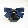 Flor de Cabeza Profesional Pinza para el Cabello de Enfermera Pinza para el Cabello Stewardess Empleado Accesorios para el Cabello de Trabajo Red para el Cabello con Lazo Venta al por Mayor
