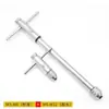 Llave de Macho de Mano Artefacto de Roscado Manual Herramienta de Roscado Mandril Alargamiento Ajustable Herramienta de Roscado de Carraca