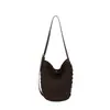Bolso Tejido de Paja para Mujer, Bolso Cubo Tejido Versátil Hecho a Mano, Bolso de Hombro Cruzado de Gran Capacidad, Bolso Tejido para Vacaciones, Bolso de Hombro