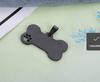 Placas de Identificação de Cachorro de Aço Inoxidável Europeias e Americanas, Pingentes de Placa Militar de Aço Titânio, Placas de Metal para Gato Pet Transfronteiriças com Gravação, Tags Anti-Perda DIY